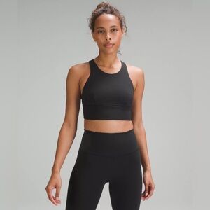 Lululemon long line high neck wunder train bra
